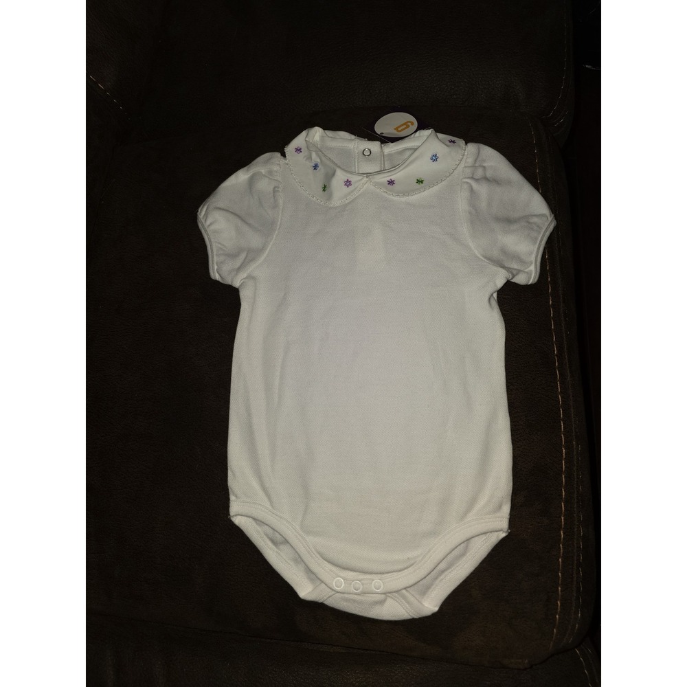 Vintage gymboree pop safari floral collared bodysuit size 18 24‎ months nwt